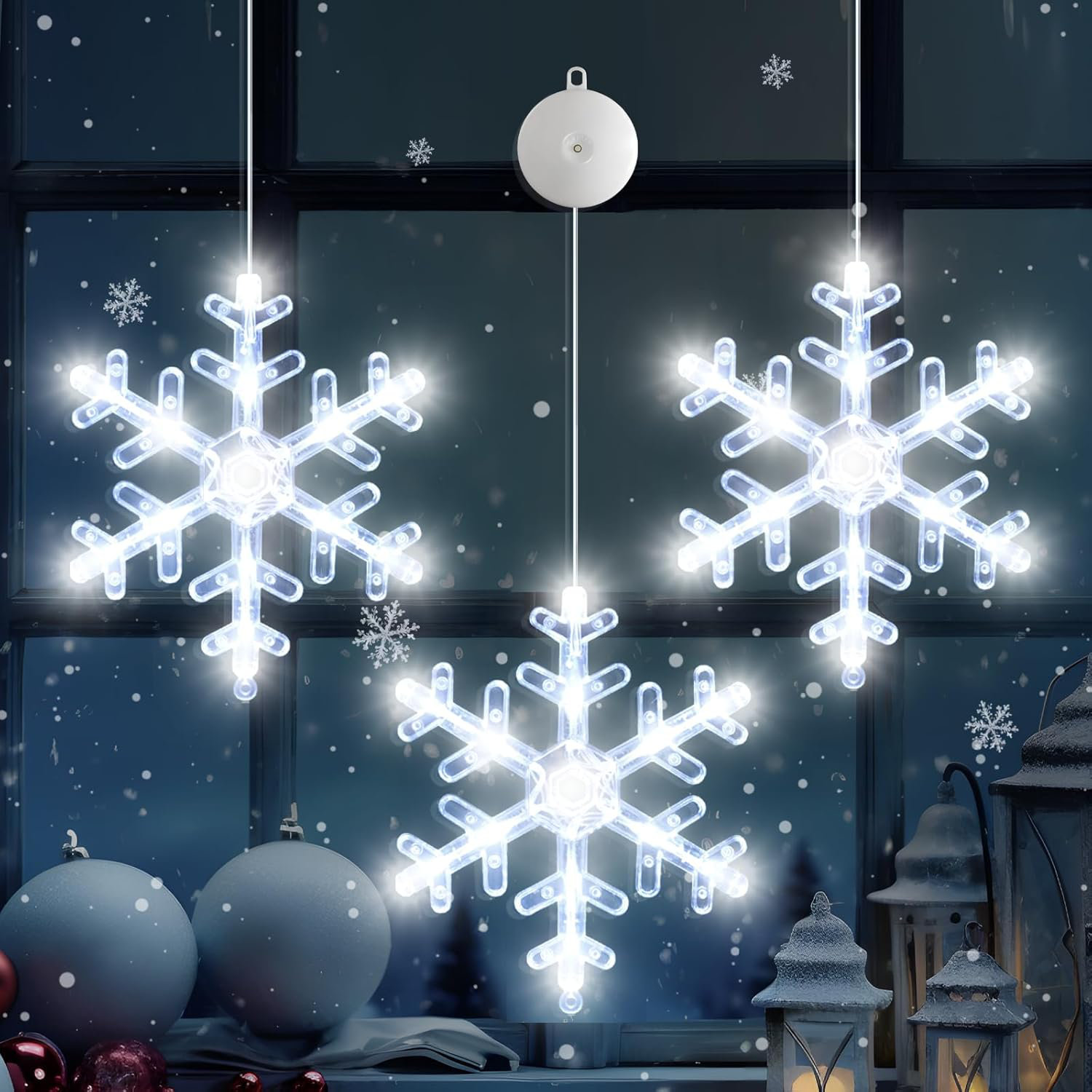Battery operated christmas lights for windows discount